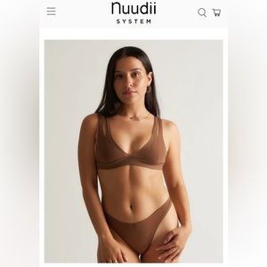 Nuudii System Tee System Bra Bralette (size SL)